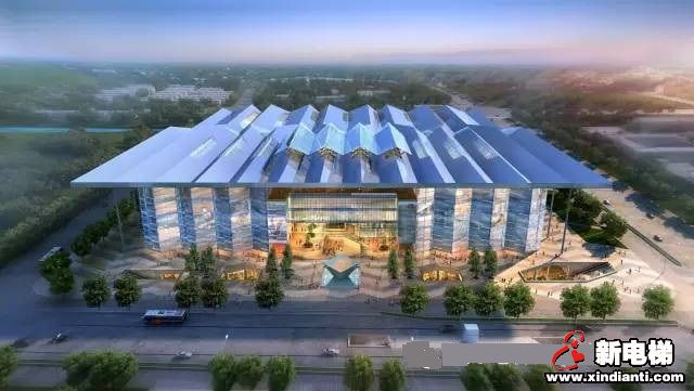 康力电梯苏城再添新作----中标苏州首座运贸综合体(图2)