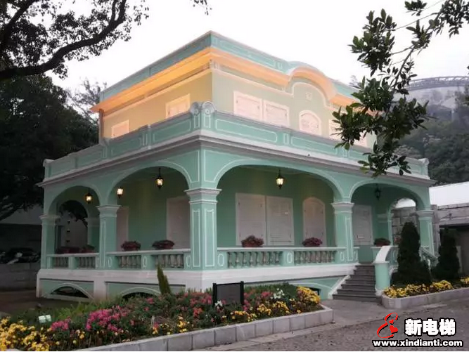 斜行电梯精彩案例—澳门龙环葡韵(图4)