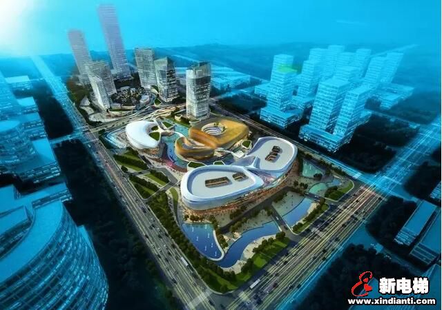 康力电梯苏州湾水街-国内最大滨水综合体(图1)