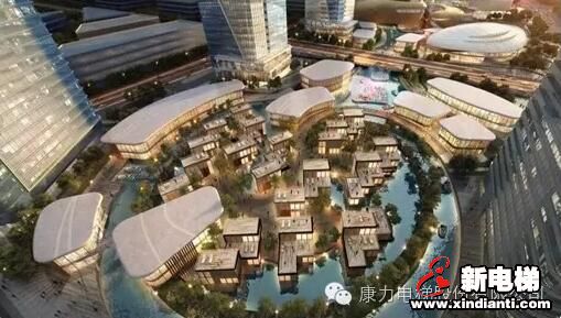 康力电梯苏州湾水街-国内最大滨水综合体(图2)