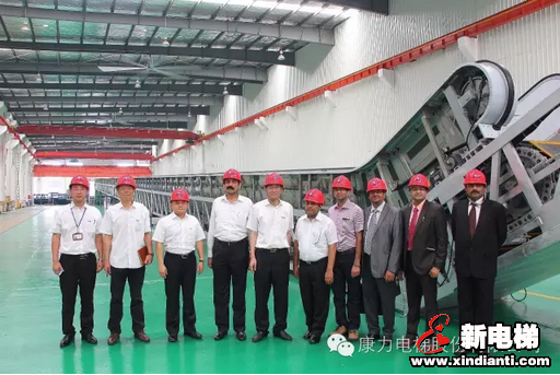 携手缔造海外精品工程---印度德里地铁（DMRC）最高扶梯交付仪式(图5)