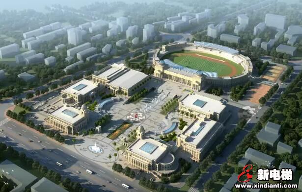 森赫电梯中标福建漳州长泰文体中心(图1)