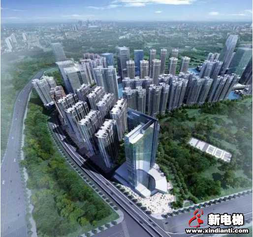 莱茵电梯服务贵阳中心城市综合体(图2)