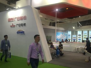广日电梯展台2018上海