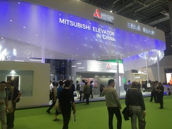 三菱电梯展台2018上海