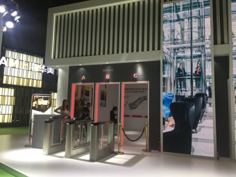 迅达电梯展台2018上海