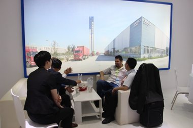 德尔法电梯展台2018上海