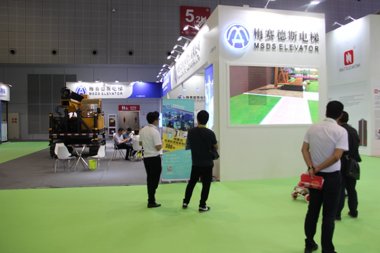 梅赛德斯电梯（苏州）、苏州加装电梯有限公司展台2018上海