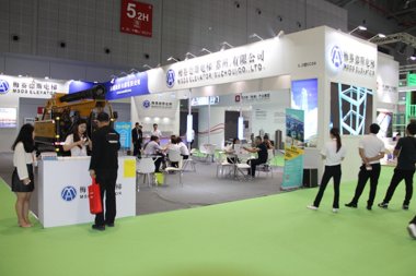梅赛德斯电梯（苏州）、苏州加装电梯有限公司展台2018上海(图2)