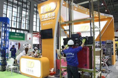 哈尔滨达鑫电梯展台2018上海