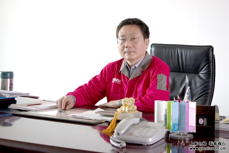 广东台日电梯有限公司总经理郑孝权谈金融危机下电梯行业企业如何(图1)