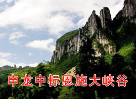申龙电梯中标“恩施大峡谷”观光大扶梯项目