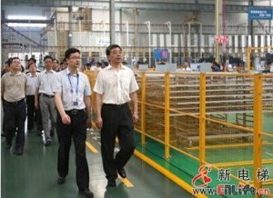 江苏常州钟楼区领导一行考察杭州西奥电梯