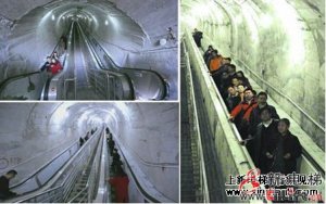 康力电梯全国经典工程展示：张家界天门山观光隧道天梯