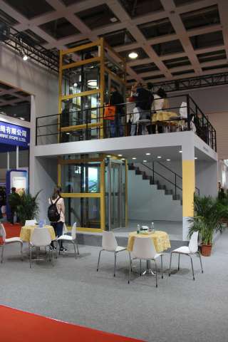沈阳亿成电梯有限公司2019廊坊展台(图5)