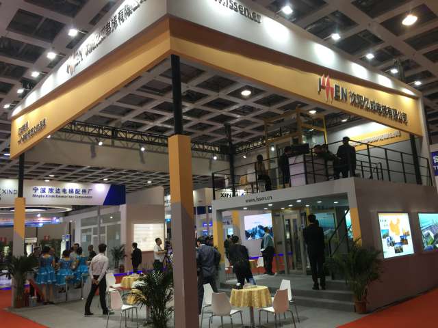 沈阳亿成电梯有限公司2019廊坊展台(图4)