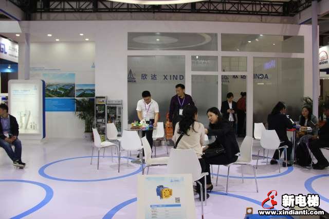 宁波欣达电梯配件厂2019廊坊展台(图3)