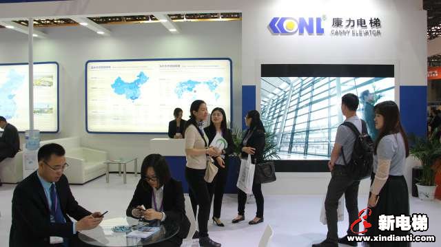 康力电梯2019廊坊展台(图2)