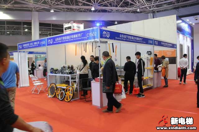 宁津县瑞达电梯配件厂2019廊坊展台(图2)