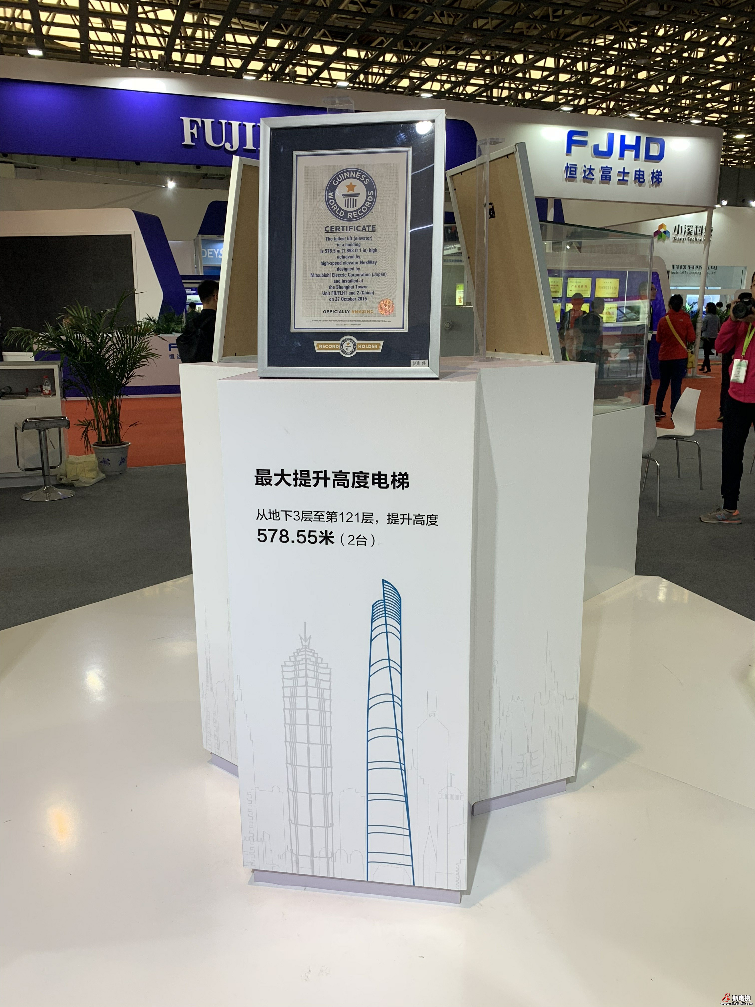 恒达富士电梯2019廊坊展台(图4)