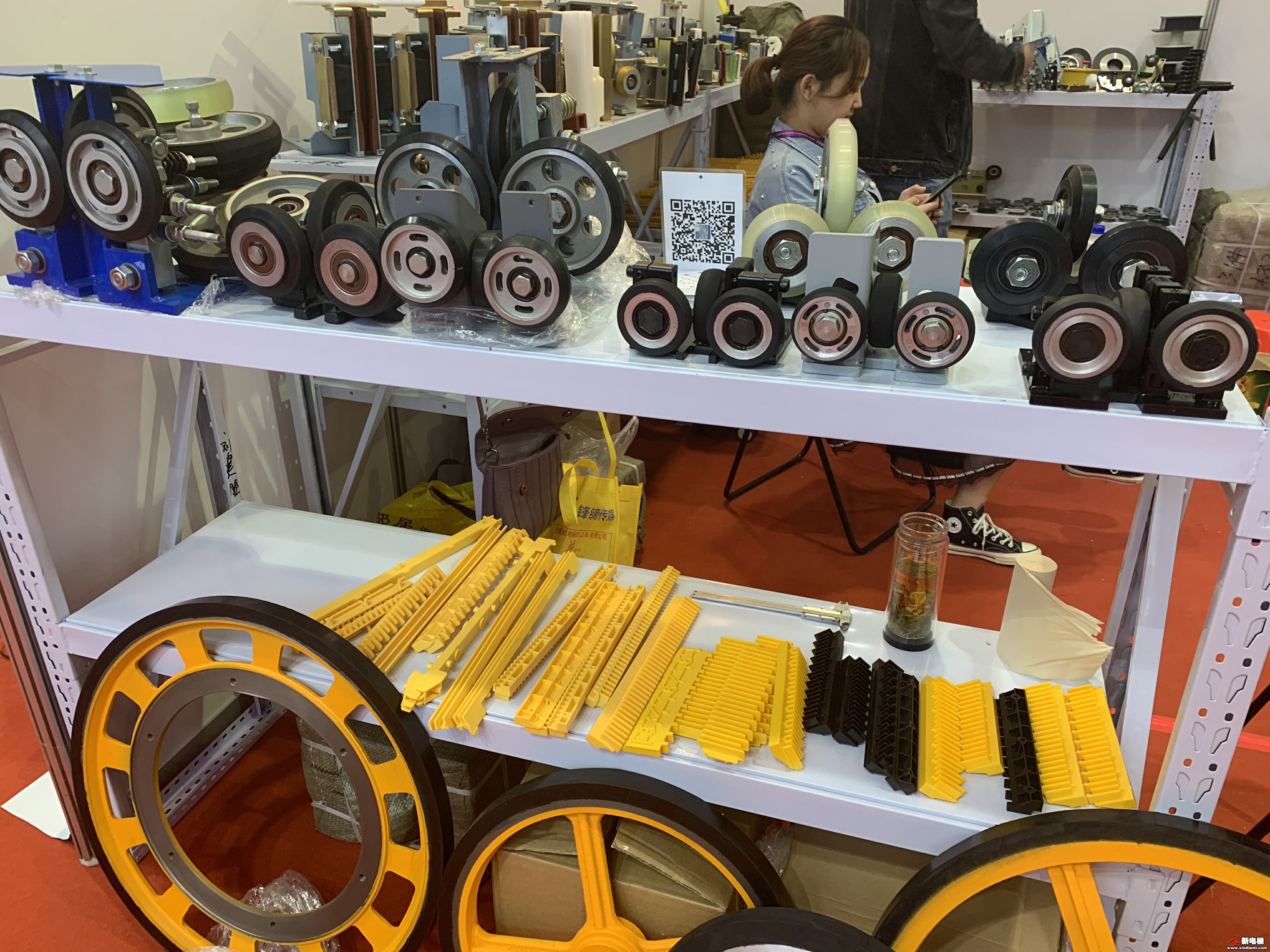 宁津县瑞达电梯配件厂2019廊坊展台(图3)