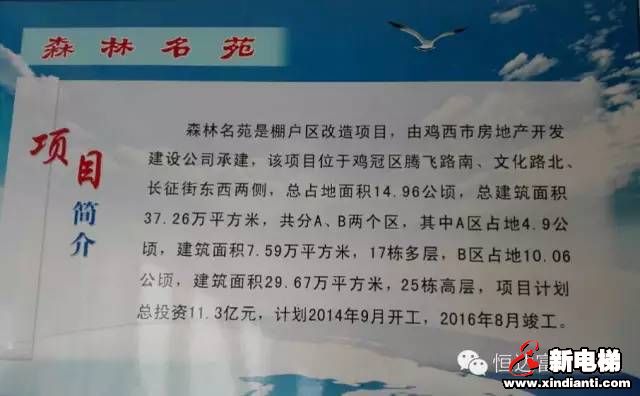 恒达富士电梯喜获黑龙江鸡西市棚户区改造133台项目(图3)