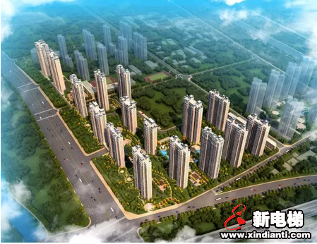 森赫电梯中标河北石家庄铂宫时代(图1)