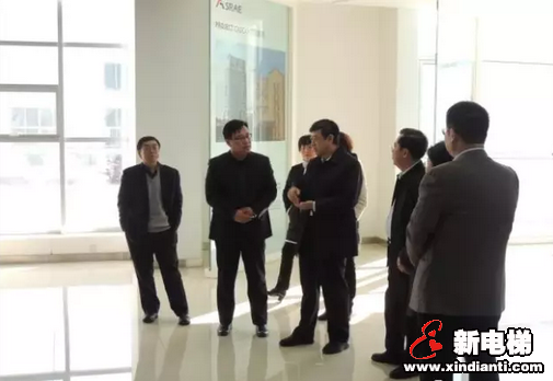 热烈欢迎省财政厅副巡视员姜龙一行莅临调研山东莱茵艾佳电梯(图2)