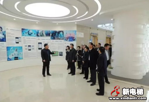 热烈欢迎省财政厅副巡视员姜龙一行莅临调研山东莱茵艾佳电梯(图4)
