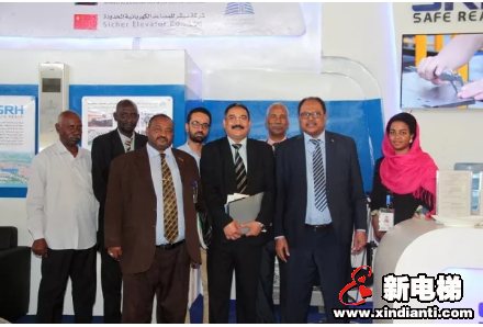 森赫电梯亮相苏丹喀土穆国际展览会(图1)