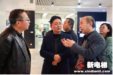 中国科学技术咨询服务中心原主任盛小列等一行莅临森赫电梯调研指导(图3)