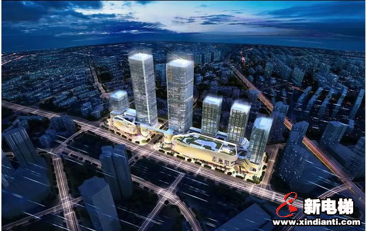 再树新地标 | 康力电梯携手百强房企 打造重庆中迪广场(图1)