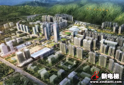 再造新地标！康力电梯中标贵州黔西南最大综合体--金州体育城(图2)