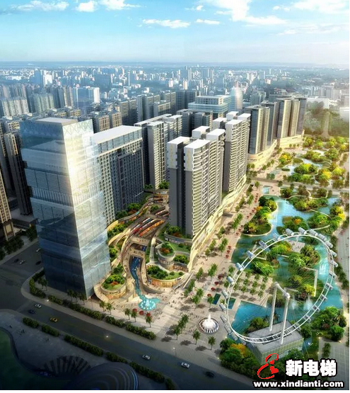 再造新地标！康力电梯中标贵州黔西南最大综合体--金州体育城(图3)