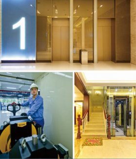 民族品牌巨龙电梯揭牌并获首单(图6)