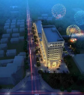 民族品牌巨龙电梯揭牌并获首单(图11)