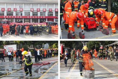 森赫电梯在南浔区消防安全技能比武中喜获佳绩(图2) 森赫电梯在南浔区消防安全技能比武中喜获佳绩(图2)