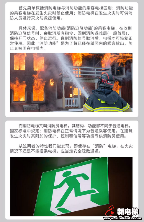莱茵安全百科|为什么发生火灾不能乘坐电梯？什么是消防电梯？(图2)