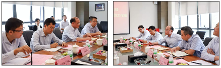 佛山市人大常委会常务副主任、党组副书记李子甫率队到菱王电梯开展“企业暖春行动”调研(图4)