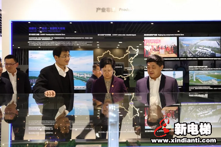 嘉兴市委常委、嘉善县委书记许晴调研康力电梯(图1)