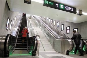北京4条地铁新线车站扶梯基本全开