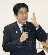 日本首相安倍晋三表示欲在任期内完成修宪