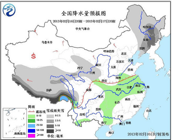 大风降温将席卷我国大部 江淮江南雨雪纷至