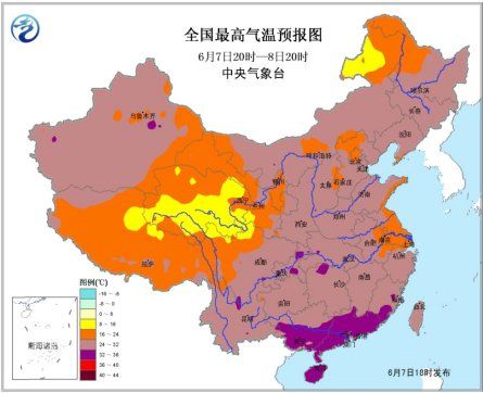 中国迎来大范围降雨 明日大部分地区气温适宜
