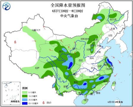 中国迎来大范围降雨 华北东北局地有较强降雨(图1)