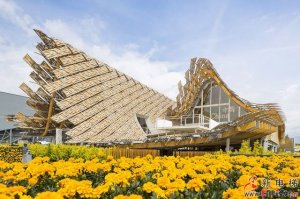 昆山布莱贝尔电梯为米兰世博会中国馆——风吹麦浪提供电梯