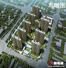 恒达富士电梯经典项目：太原市吴家堡城中村改造工程