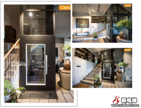 已入住别墅加装电梯不破坏原有装修，Cibes西柏思邀您共赏宛如天成之作。