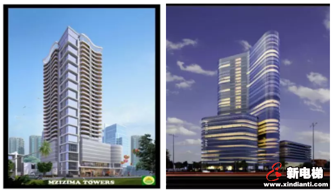 恒达富士揽获乌干达第一高楼（35层社保基金大楼）全部电梯项目！(图3)