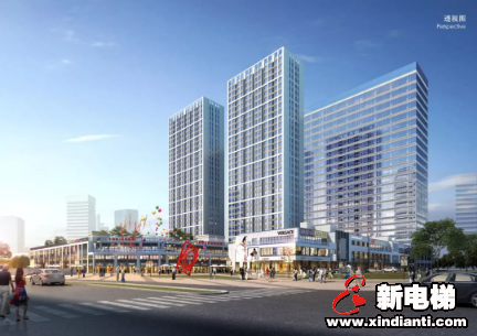 恒达富士包揽南浔新兴核心商圈地标——正一广场所有电梯项目(图16)